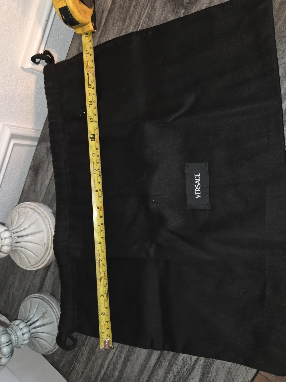 Versace Black Drawstring Dust Bag - Picture 2 of 2